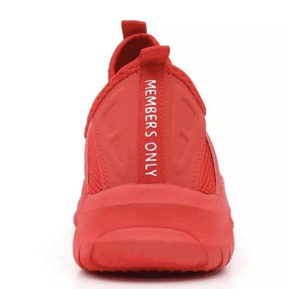 -MEMBERS ONLY  NWT  MENS RED MESH KNIT SNEAKERS 8 - Picture 3 of 4